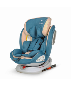 Scaun Auto Rotativ 360 Cu Isofix Si Centura Hapi Ozy Albastru