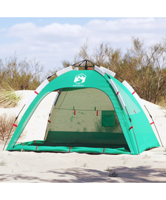 Cort camping 4 persoane verde marin impermeabil setare rapidă