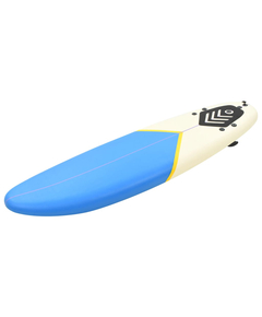 Placă de surf, 170 cm, albastru și crem
