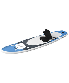 Set placă paddleboarding gonflabilă, albastru, 330x76x10 cm