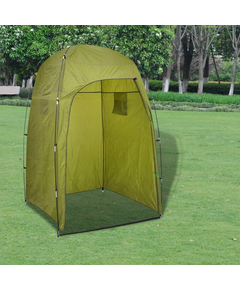 Toaletă portabilă de camping cu cort, 10+10 l