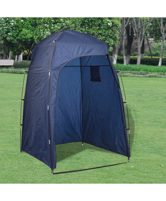 Toaletă portabilă de camping cu cort, 10+10 l