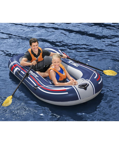 Bestway barcă gonflabilă hydro-force cu pompă și vâsle albastru