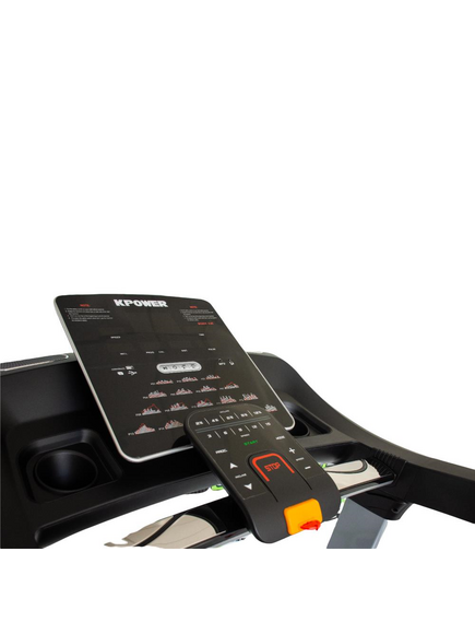 Banda de alergat profesionala 6 CP, 22 km/h viteza maxima, 18 programe prestabilite, cu sistem de amortizare al vibratiilor, 207.3 x89 x156.5 cm, negru, DHS 2550, imaginea nr. 4