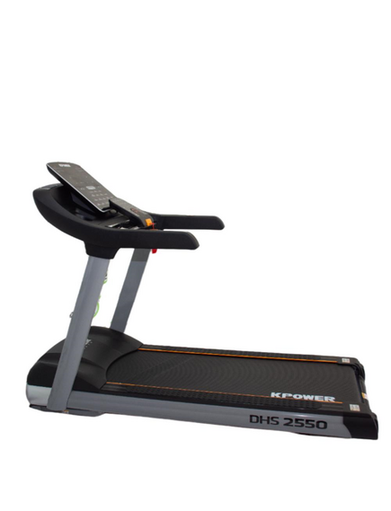 Banda de alergat profesionala 6 CP, 22 km/h viteza maxima, 18 programe prestabilite, cu sistem de amortizare al vibratiilor, 207.3 x89 x156.5 cm, negru, DHS 2550, imaginea nr. 12