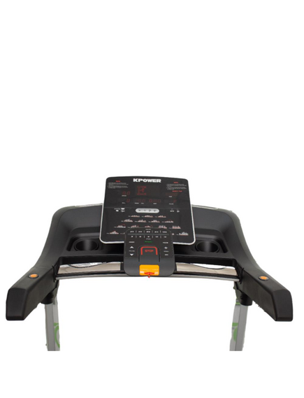 Banda de alergat profesionala 6 CP, 22 km/h viteza maxima, 18 programe prestabilite, cu sistem de amortizare al vibratiilor, 207.3 x89 x156.5 cm, negru, DHS 2550, imaginea nr. 11