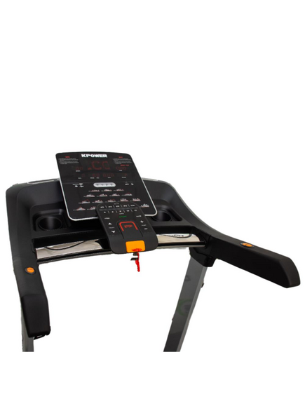 Banda de alergat profesionala 6 CP, 22 km/h viteza maxima, 18 programe prestabilite, cu sistem de amortizare al vibratiilor, 207.3 x89 x156.5 cm, negru, DHS 2550, imaginea nr. 10