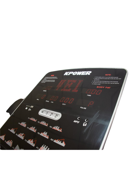 Banda de alergat profesionala 6 CP, 22 km/h viteza maxima, 18 programe prestabilite, cu sistem de amortizare al vibratiilor, 207.3 x89 x156.5 cm, negru, DHS 2550, imaginea nr. 14