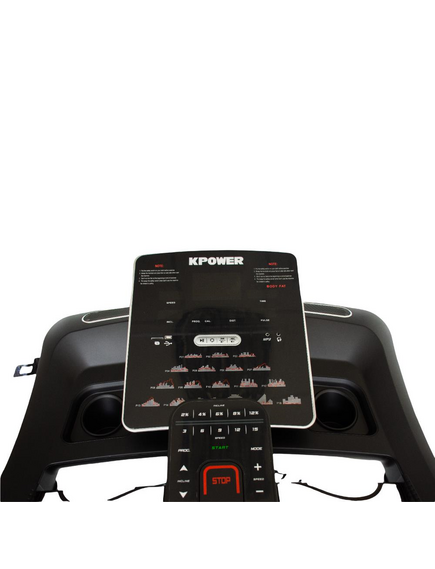 Banda de alergat profesionala 6 CP, 22 km/h viteza maxima, 18 programe prestabilite, cu sistem de amortizare al vibratiilor, 207.3 x89 x156.5 cm, negru, DHS 2550, imaginea nr. 8