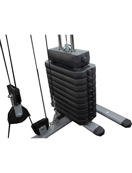 Aparat multifunctional 1 post, greutati de 50 kg incluse, aparat fitness DHS 3001, imaginea nr. 6