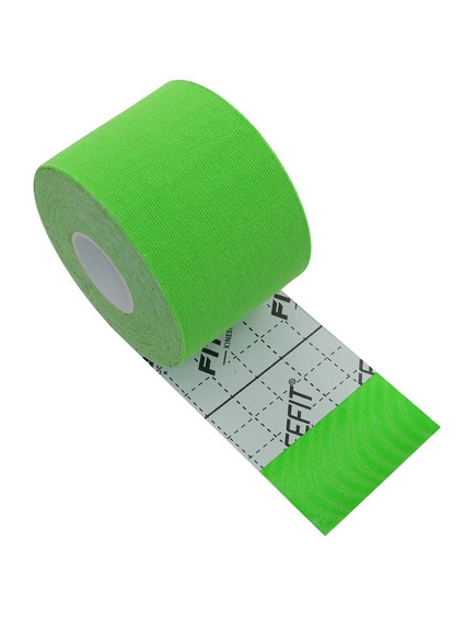 Banda Kinesio 5 cm x 5 m verde lime, imaginea nr. 3