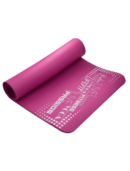 Covoras yoga Exclusive, DHS, 100x58x1cm, bordo, spuma cu memorie, suprafata anti-alunecare, rezistent la umezeala