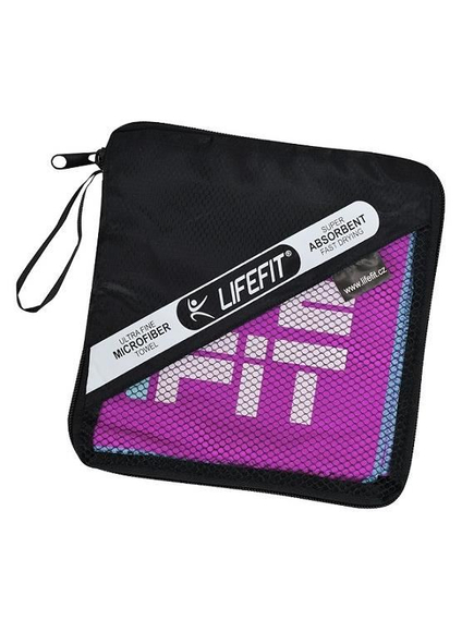 Prosop fitness Quick Dry, DHS, 105x175 cm, violet, capacitate mare de absorbtie, imaginea nr. 4