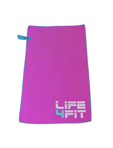 Prosop fitness Quick Dry, DHS, 105x175 cm, violet, capacitate mare de absorbtie, imaginea nr. 3