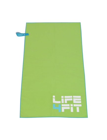 Prosop fitness Quick Dry, DHS, 70x140 cm, verde, capacitate mare de absorbtie, imaginea nr. 3