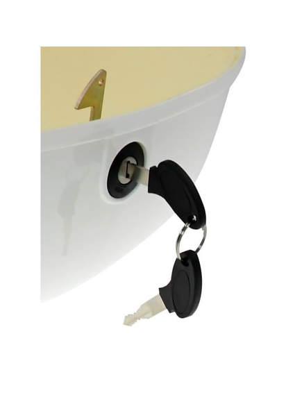 Portbagaj scuter Smart alb, imaginea nr. 5