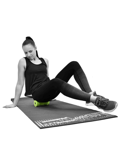 Rola masaj fitlife rollsoft, DHS, culoare verde, diametru 7.5, pentru masaj muscular, stimulare, relaxare, regenerare, convalescenta, imaginea nr. 2