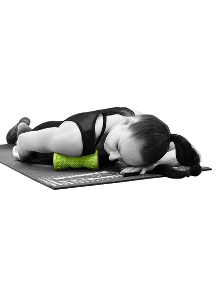 Rola masaj fitlife rollsoft, DHS, culoare verde, diametru 7.5, pentru masaj muscular, stimulare, relaxare, regenerare, convalescenta, imaginea nr. 3