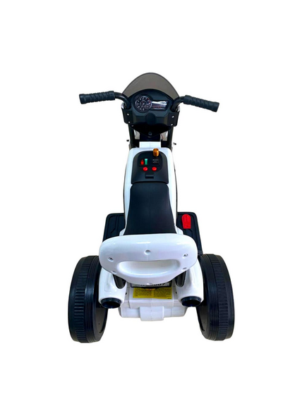 Tricicleta electrica pentru copii, DHS, alb, +3 ani,  greutate maxima 25 Kg, putere motor 25 W, autonomie 1.5 h, capacitate baterie 4.5 Ah, imaginea nr. 8