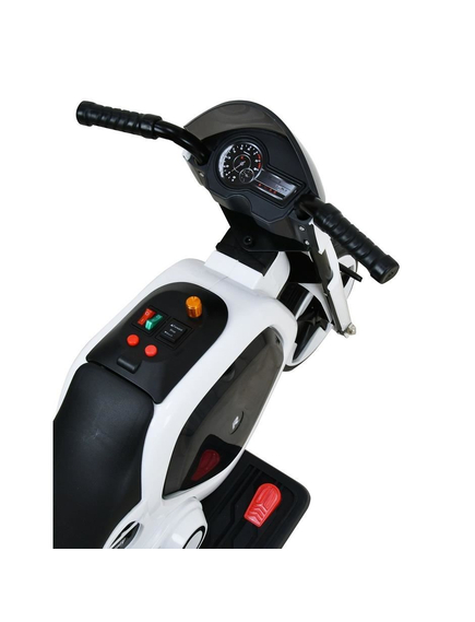 Tricicleta electrica pentru copii, DHS, alb, +3 ani,  greutate maxima 25 Kg, putere motor 25 W, autonomie 1.5 h, capacitate baterie 4.5 Ah, imaginea nr. 7