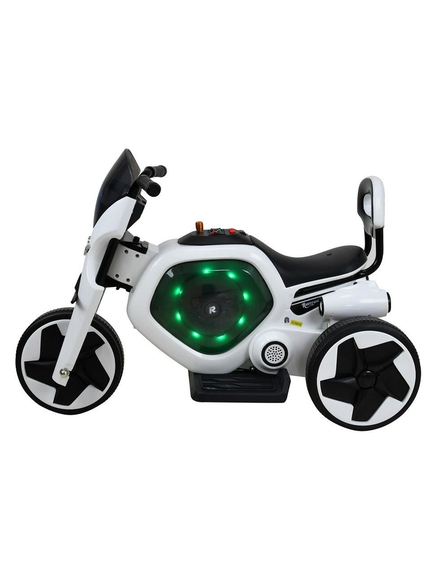 Tricicleta electrica pentru copii, DHS, alb, +3 ani,  greutate maxima 25 Kg, putere motor 25 W, autonomie 1.5 h, capacitate baterie 4.5 Ah, imaginea nr. 2