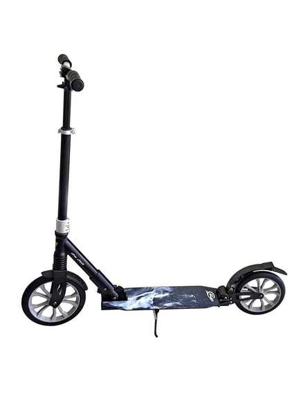 Trotineta, adulti, copii, gri, pliabila, suspensie fata/spate, curea de umar, cric, ghidon reglabil, frana pe roata din spate, DHS 250, imaginea nr. 2