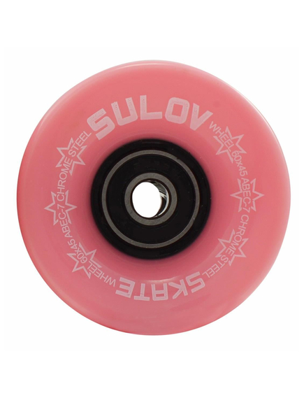 Set 4 roti skateboard, roz pastel, imaginea nr. 2