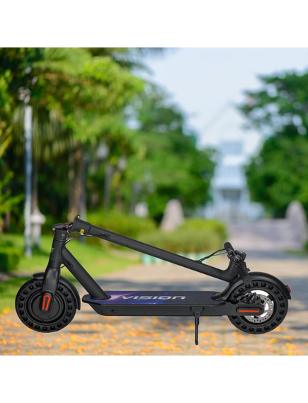 Trotineta electrica adulti, pliabila, motor 250W, autonomie 25 km, 110x43x116 cm, albastru/negru, DHS 601EH Vision, imaginea nr. 3