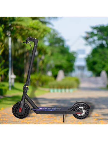 Trotineta electrica adulti, pliabila, motor 250W, autonomie 25 km, 110x43x116 cm, albastru/negru, DHS 601EH Vision, imaginea nr. 2