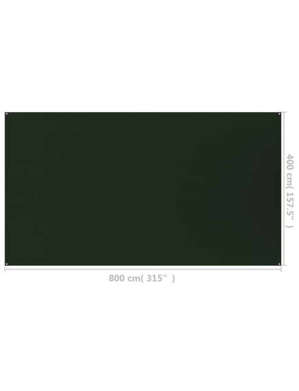 Covor pentru cort, verde închis, 400x800 cm, hdpe, imaginea nr. 8