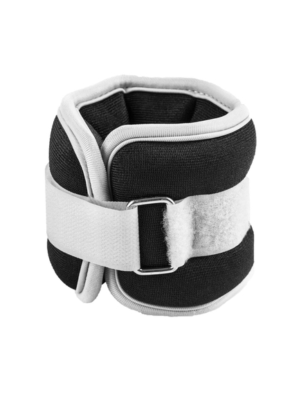 Greutati maini/picioare, 2x0.5kg, material textil, fixare velcro, albastru/negru, imaginea nr. 4