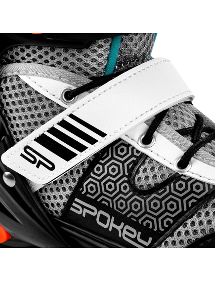 Role ARYA, DHS, negru/turcoaz, S 28-32, reglabile, otel/pvc, ABEC 7, roti 70 mm, imaginea nr. 4