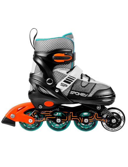 Role ARYA, DHS, negru/turcoaz, S 28-32, reglabile, otel/pvc, ABEC 7, roti 70 mm, imaginea nr. 2