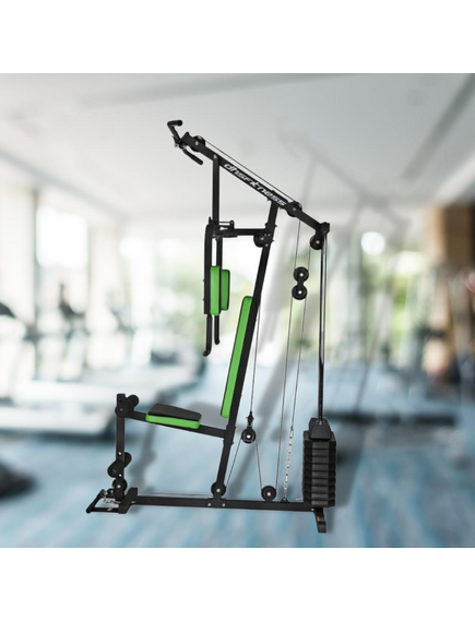 Aparat multifunctional 1 Post, greutati de 50 kg incluse, aparat fitness DHS 1001-3G, imaginea nr. 4
