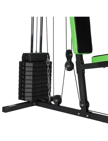 Aparat multifunctional 1 Post, greutati de 50 kg incluse, aparat fitness DHS 1001-3G, imaginea nr. 9