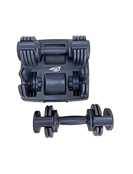 Set gantere reglabile DHS 5014, 180 grade, 2x6kg, imaginea nr. 2