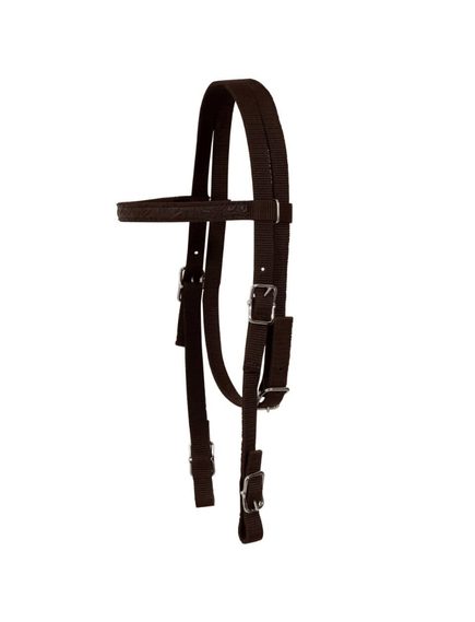 Șa western, căpăstru & pieptar, piele naturală, 16", maro, imaginea nr. 11