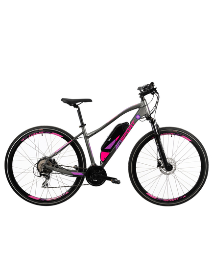 Bicicleta Electrica Afisport C17 - 28 Inch, M-L, Gri-Mov