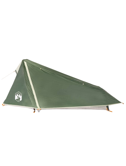 Cort de camping tunel pentru 1 persoană, verde, impermeabil, imaginea nr. 6