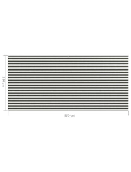 Covor pentru cort, antracit și alb, 250x550 cm, imaginea nr. 4