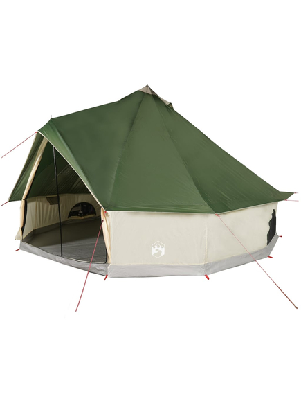 Cort de familie tipi pentru 8 persoane, verde, impermeabil, imaginea nr. 5
