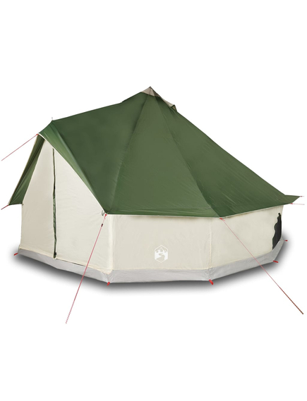 Cort de familie tipi pentru 8 persoane, verde, impermeabil, imaginea nr. 4