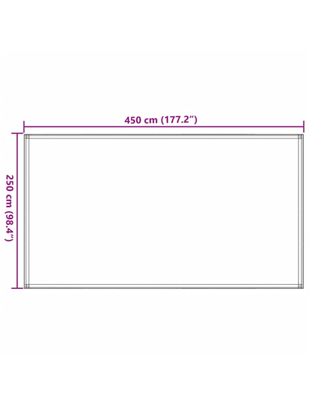 Covor pentru cort, verde deschis, 250x450 cm, hdpe, imaginea nr. 8