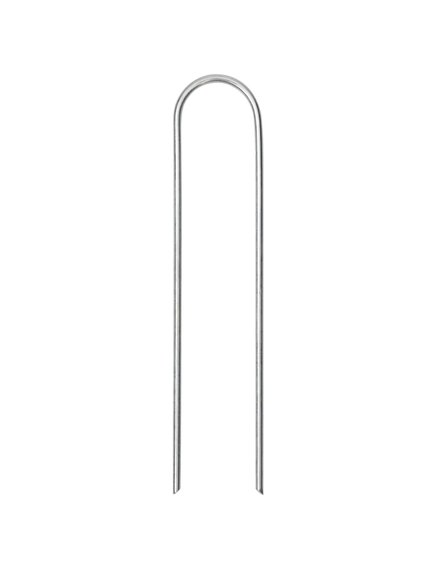 Țăruși de pământ în formă de u 50 buc. 15x3,5cm oțel galvanizat, imaginea nr. 3