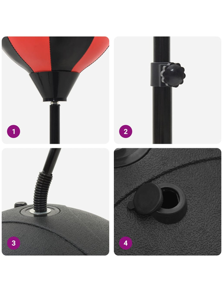 Set minge de box cu mănuși/pompă, înălțime reglabilă 81-122 cm, imaginea nr. 7