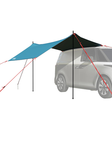Cort auto albastru rezistent la apă