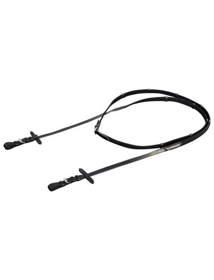 Căpăstru din piele pentru ponei cu dârlog și zăbală, negru, imaginea nr. 6