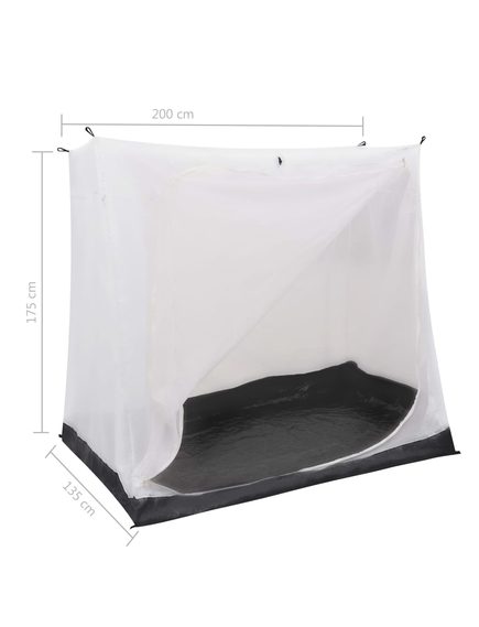Cort de interior universal, gri, 200 x 135 x 175 cm, imaginea nr. 6