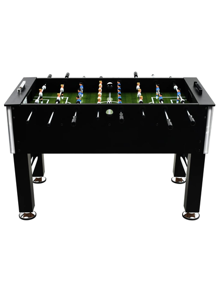 Masă de fotbal, negru, 140 x 74,5 x 87,5 cm, oțel, 60 kg, imaginea nr. 2