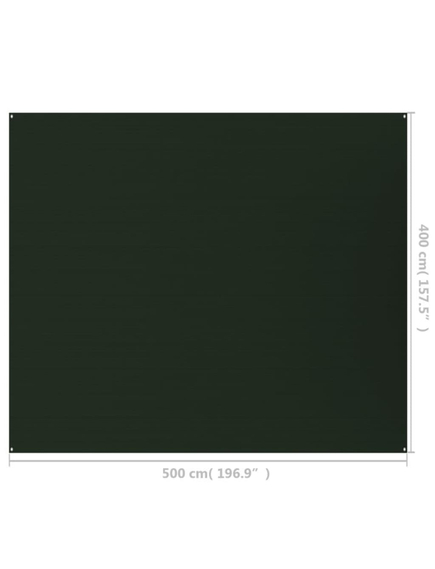 Covor pentru cort, verde închis, 400x500 cm, hdpe, imaginea nr. 8